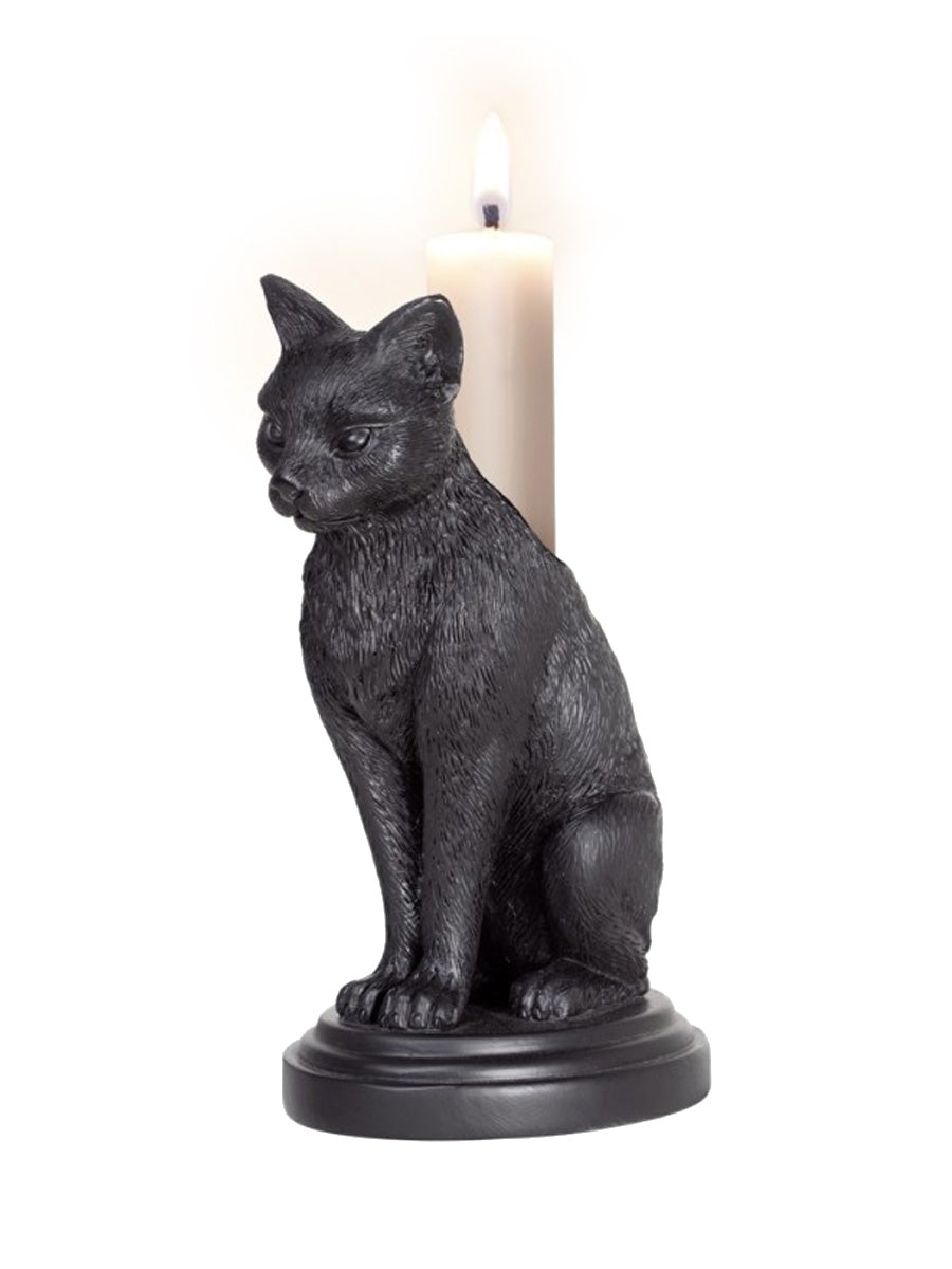Faust's Familiar (Cat Candlestick)