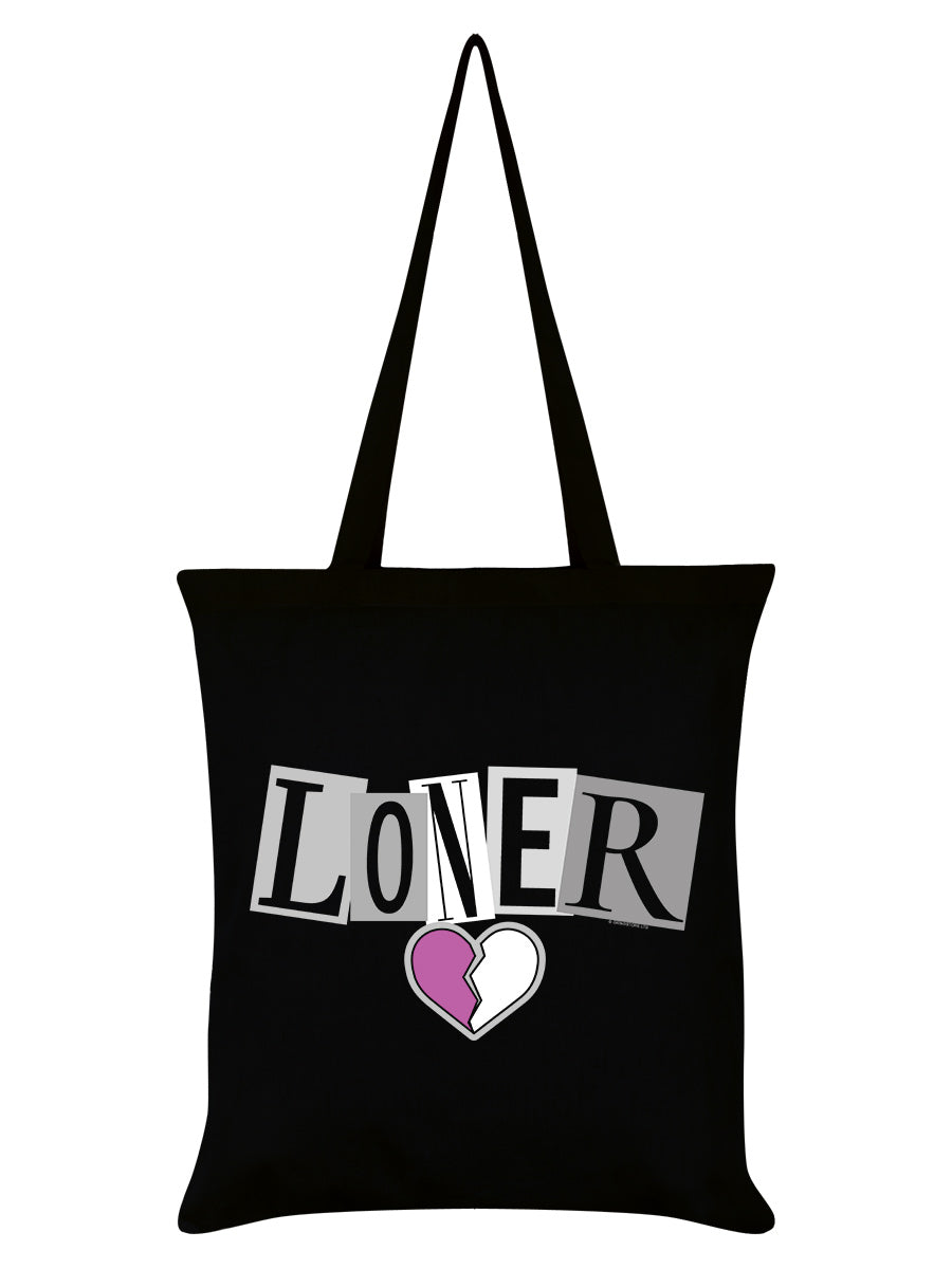 Loner Black Tote Bag