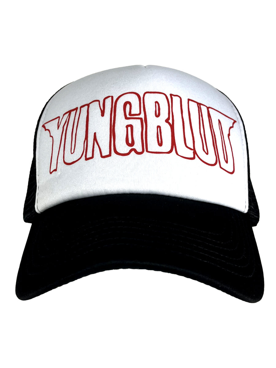 Yungblud Logo Outline Black Trucker Cap