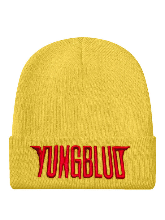 Yungblud Logo Yellow Beanie Hat
