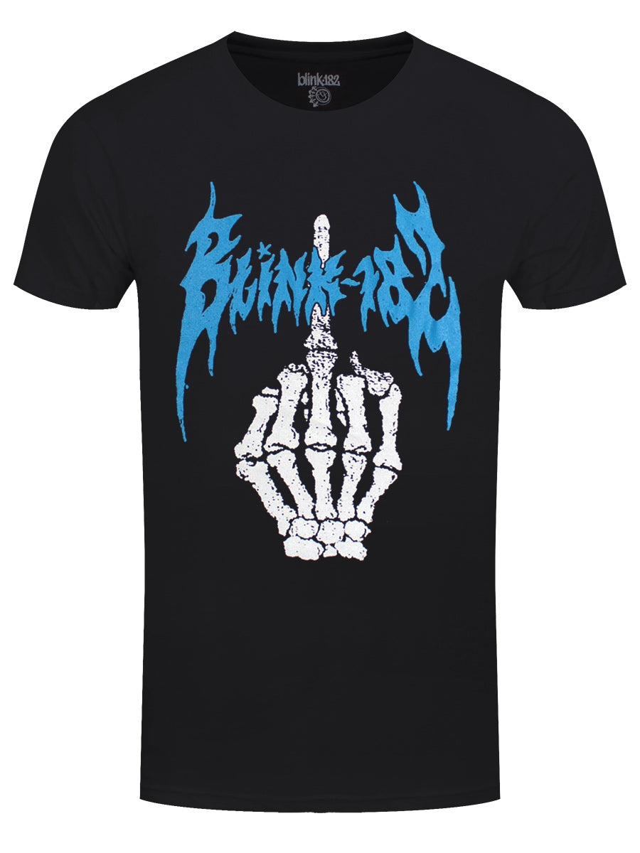 Blink-182 Middle Finger Men's Black T-Shirt