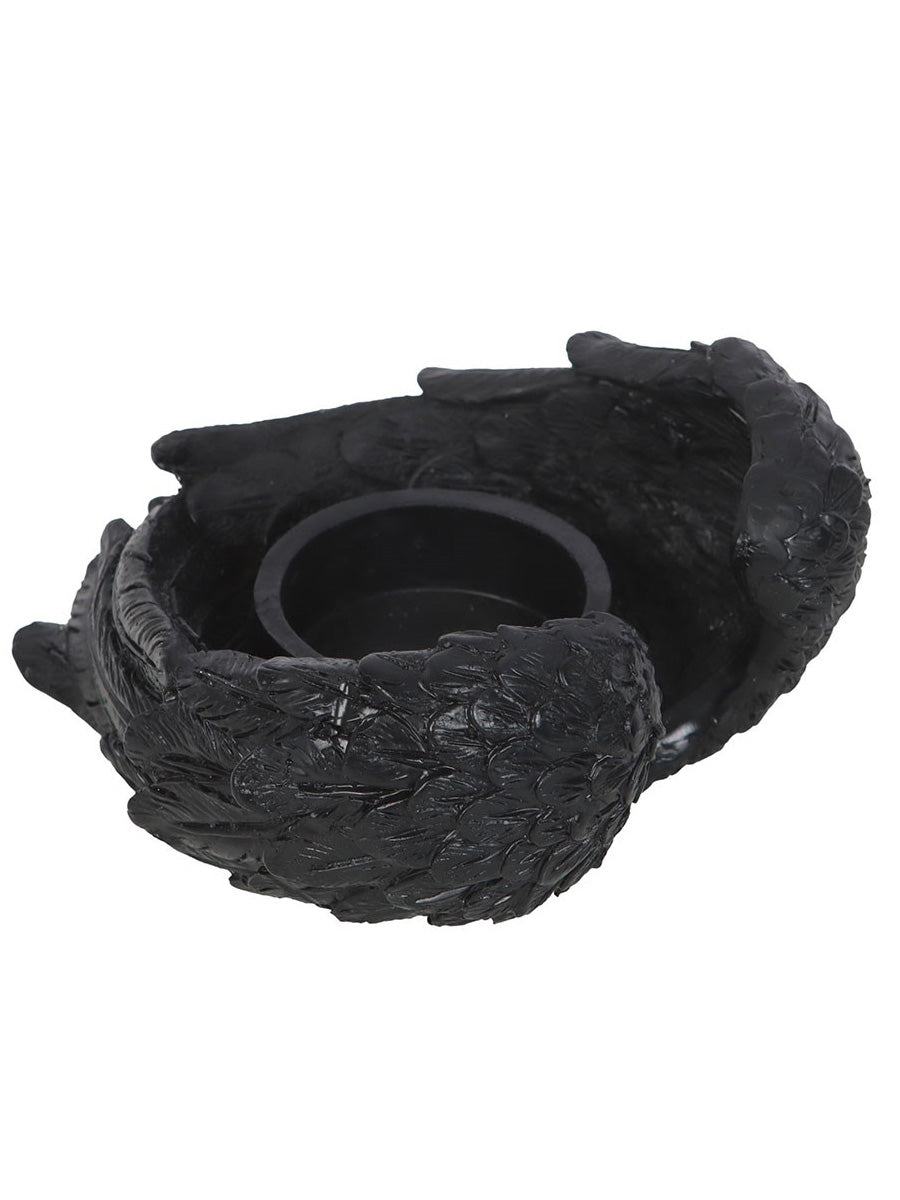 Raven Wings Tealight Candle Holder