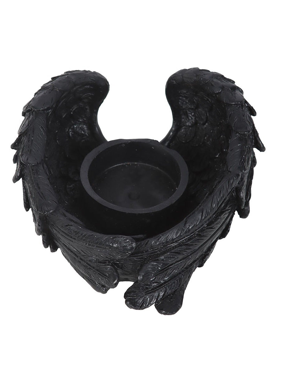 Raven Wings Tealight Candle Holder