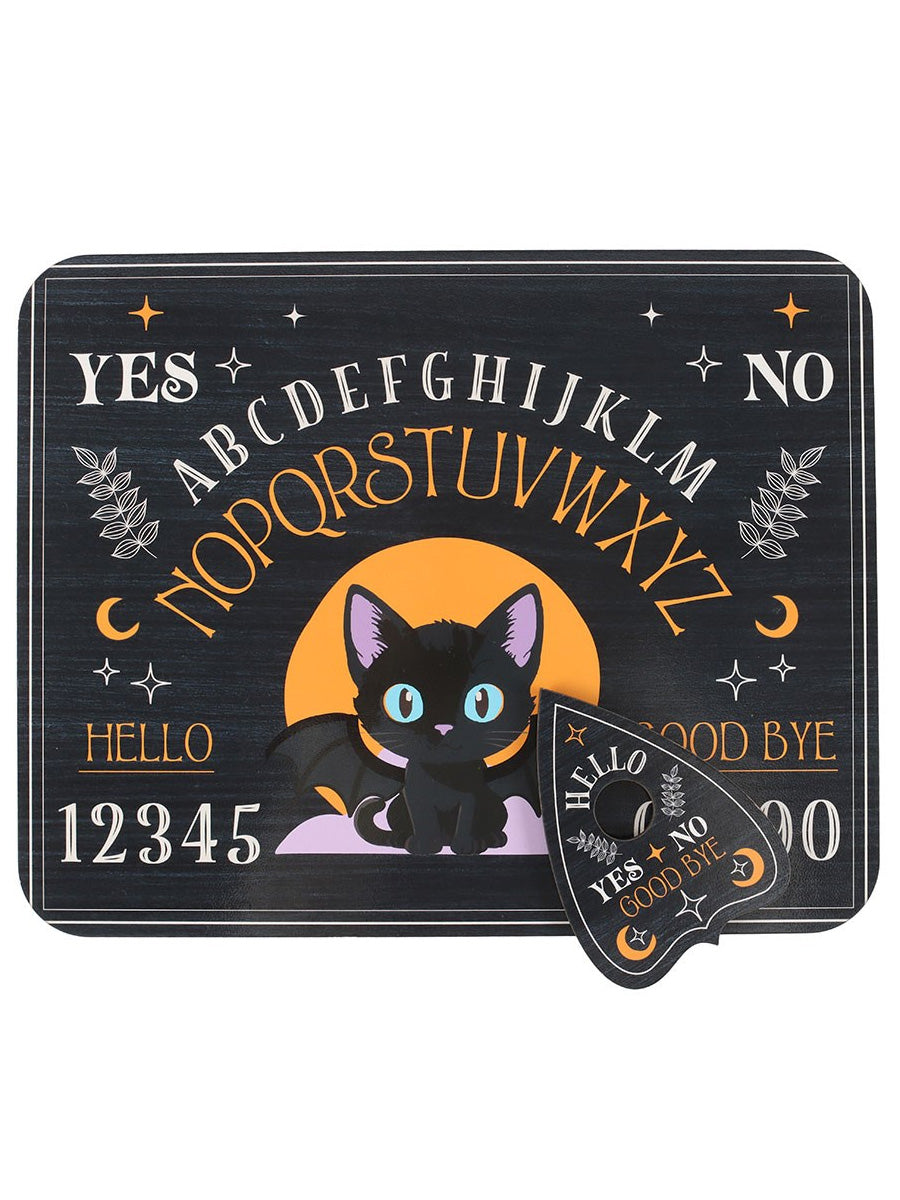 Cute and Creepy Bat Cat Talking Board with Planchette