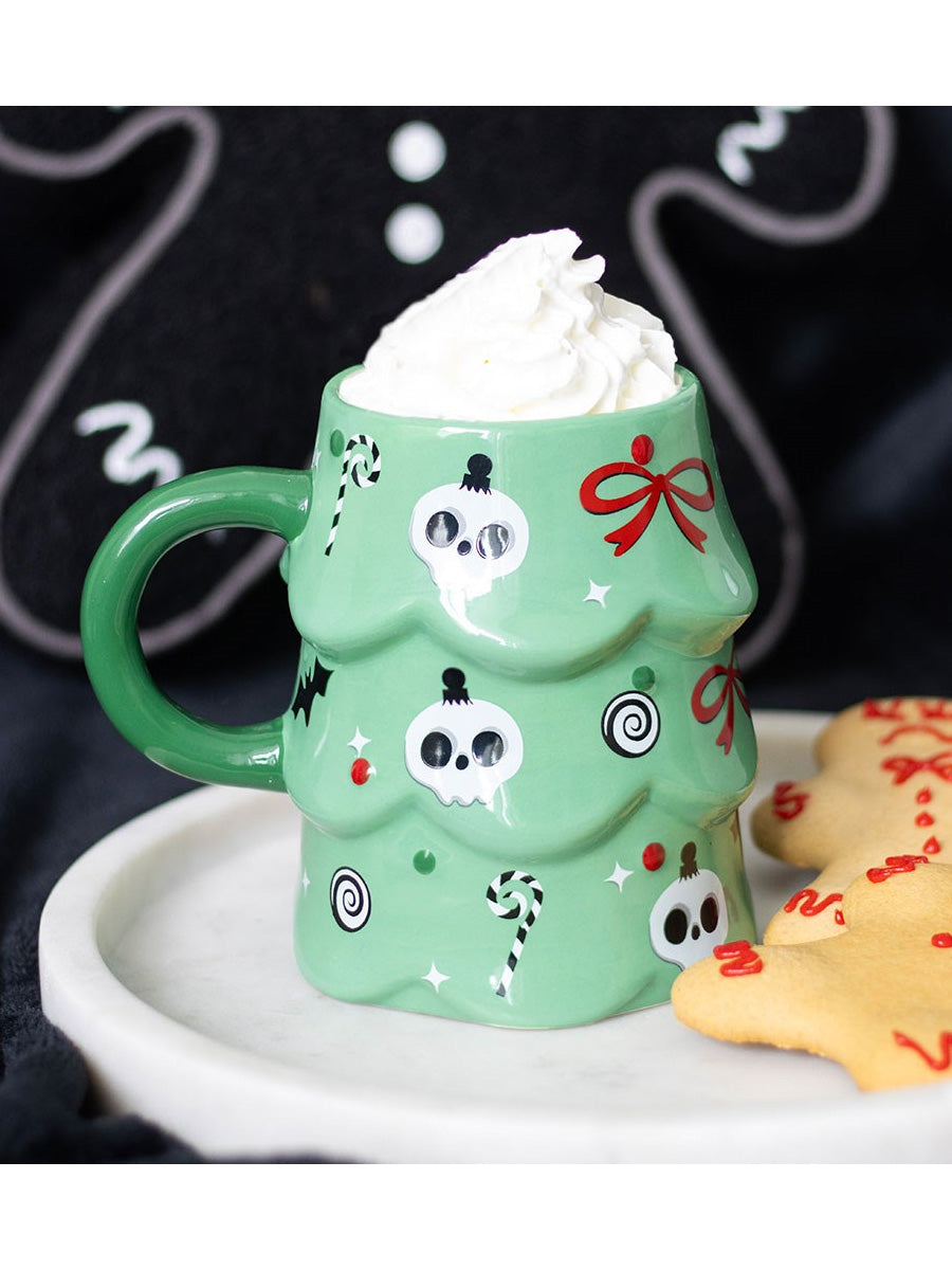 Creepy Christmas Tree Mug