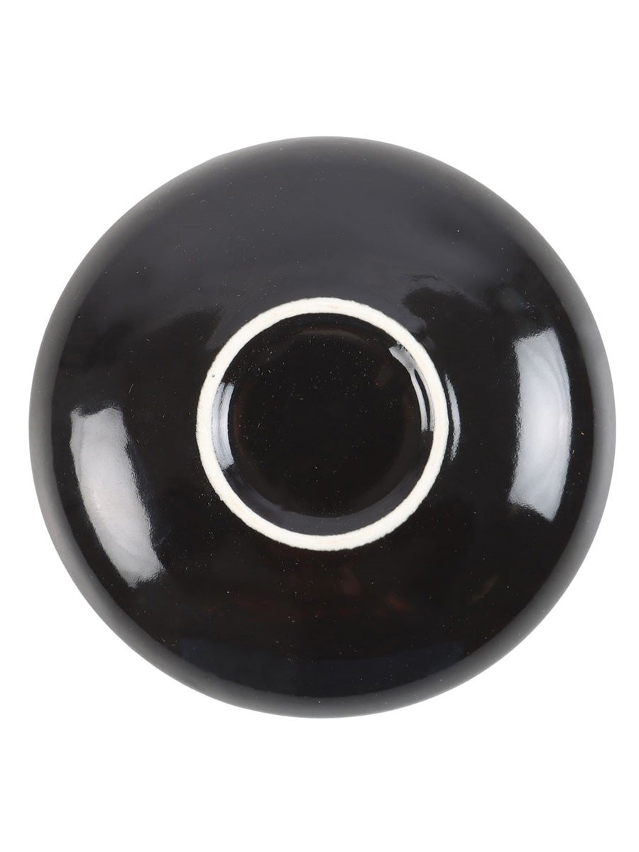 Round Black Talking Board Trinket Dish
