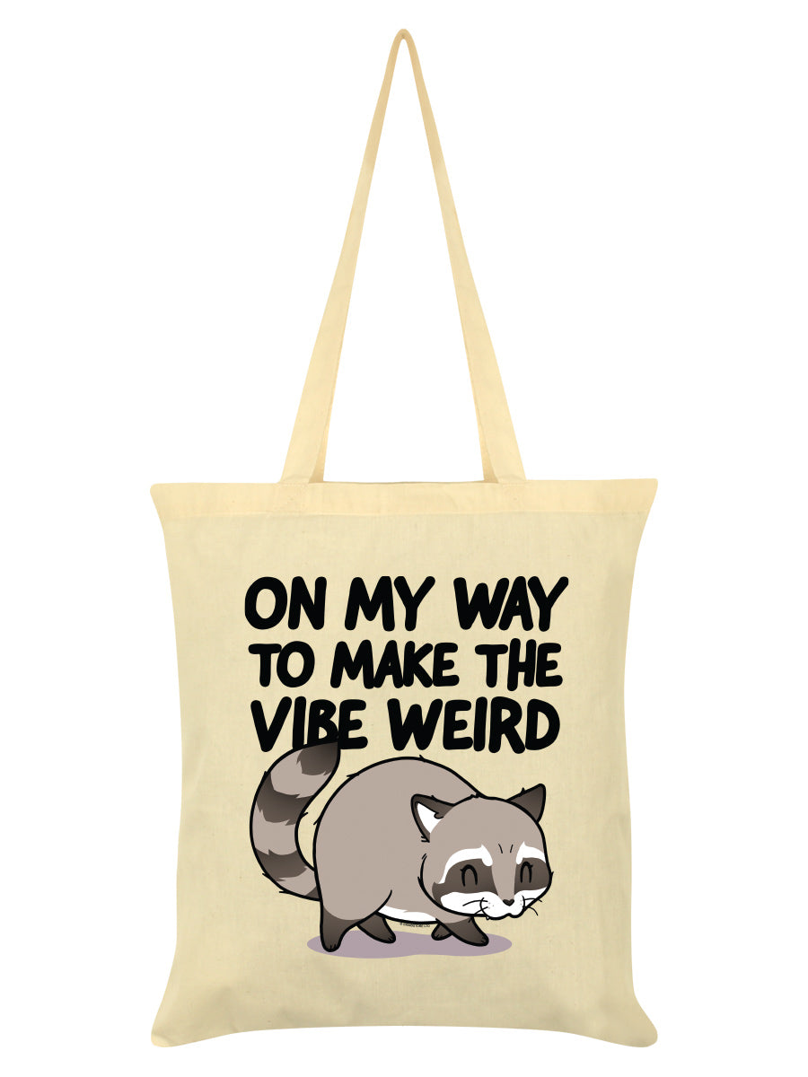 On My Way To Make The Vibe Weird Cream Tote Bag