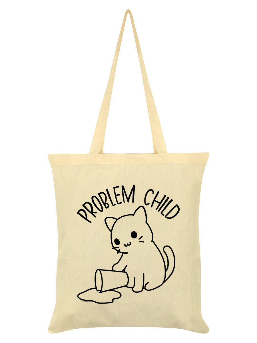 Problem Child Cream Tote Bag