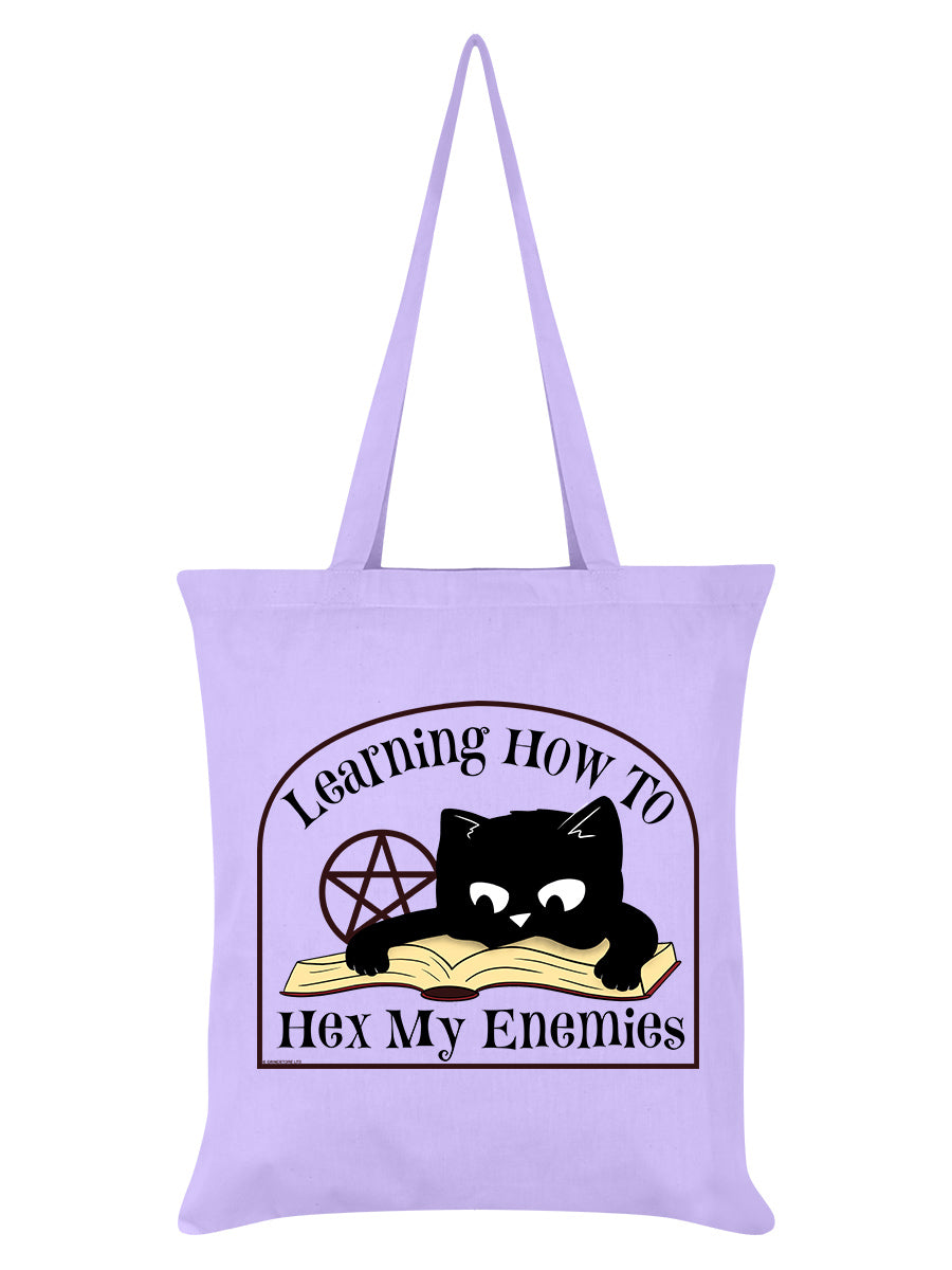 Learning How To Hex My Enemies Lilac Tote Bag