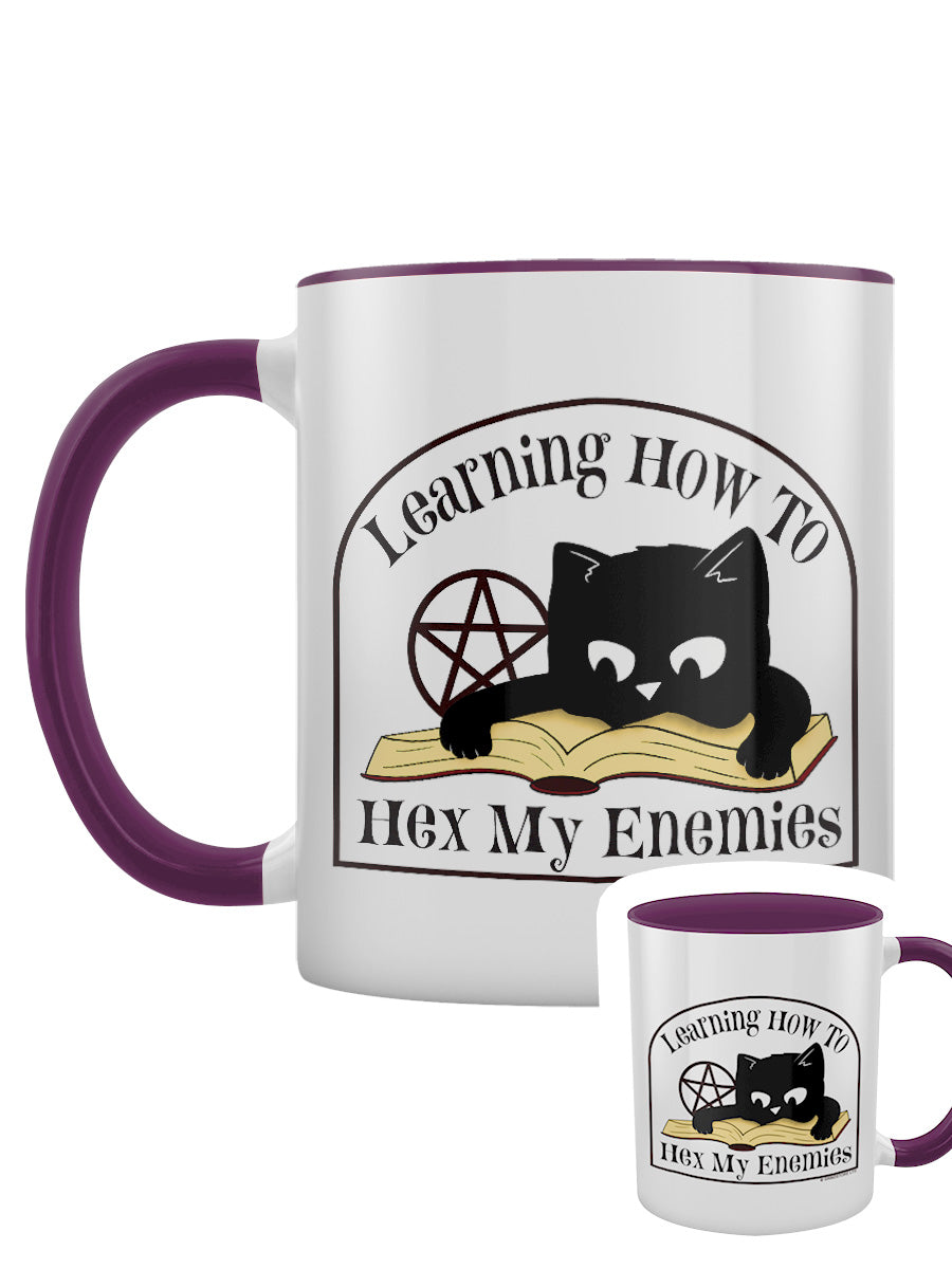 Learning How To Hex My Enemies Purple Inner 2-Tone Mug