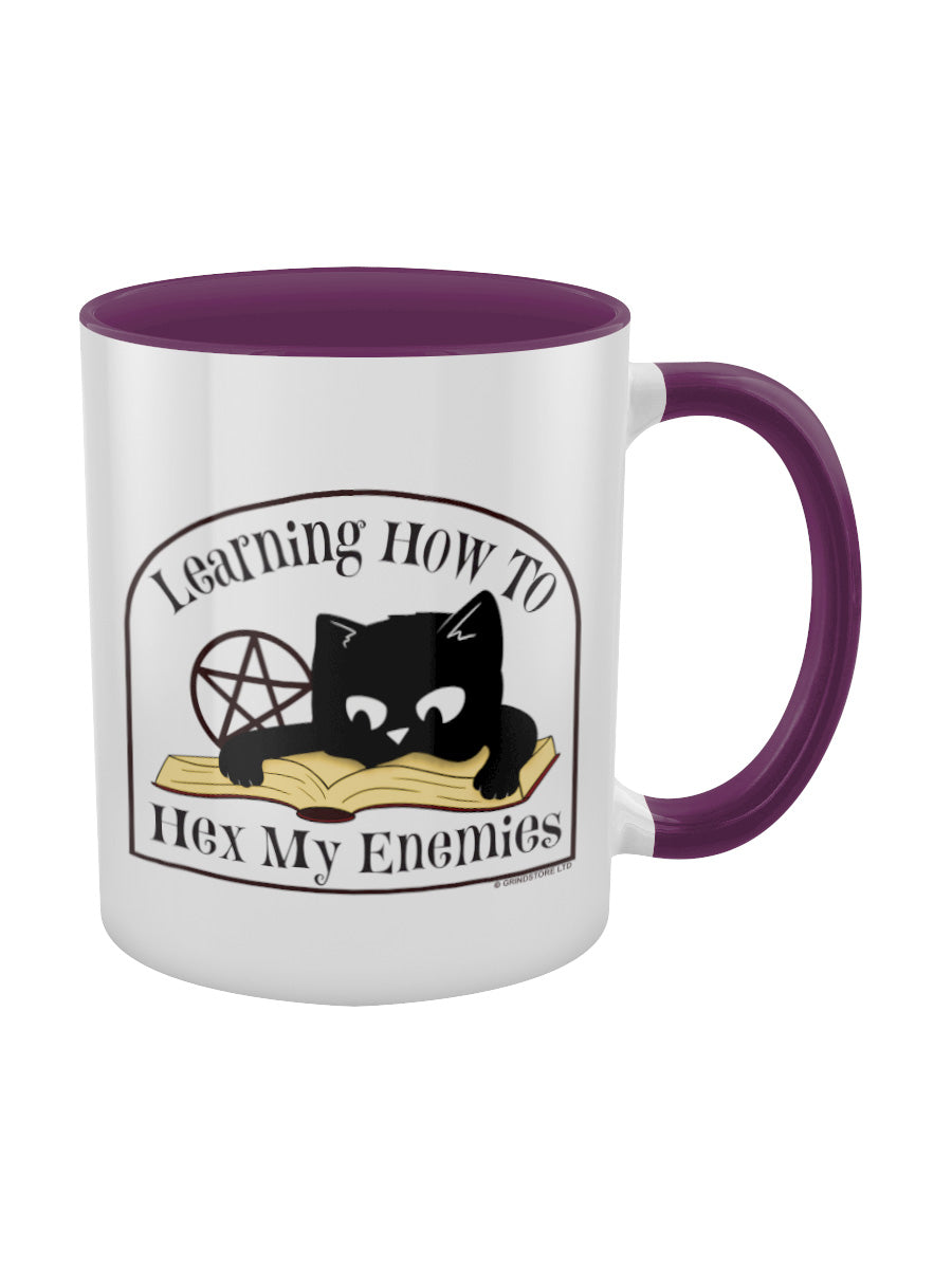 Learning How To Hex My Enemies Purple Inner 2-Tone Mug