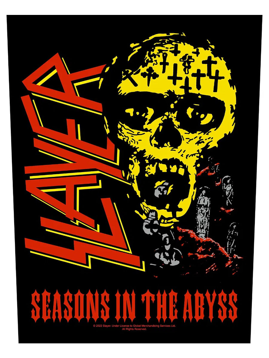 Slayer Seasons In The Abyss Back Patch