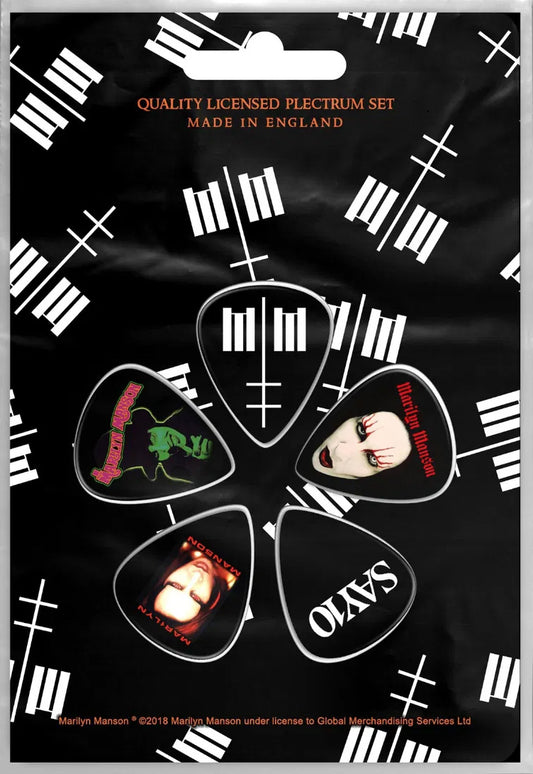 Marilyn Manson MM Plectrums 5-Pack