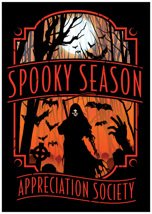 Spooky Season Appreciation Society Halloween Mini Poster