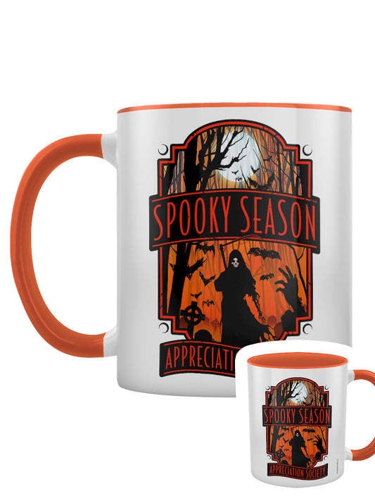 Spooky Season Appreciation Society Orange Inner 2-Tone Mug