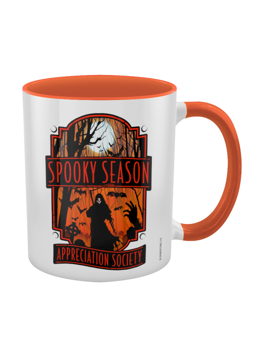 Spooky Season Appreciation Society Orange Inner 2-Tone Mug