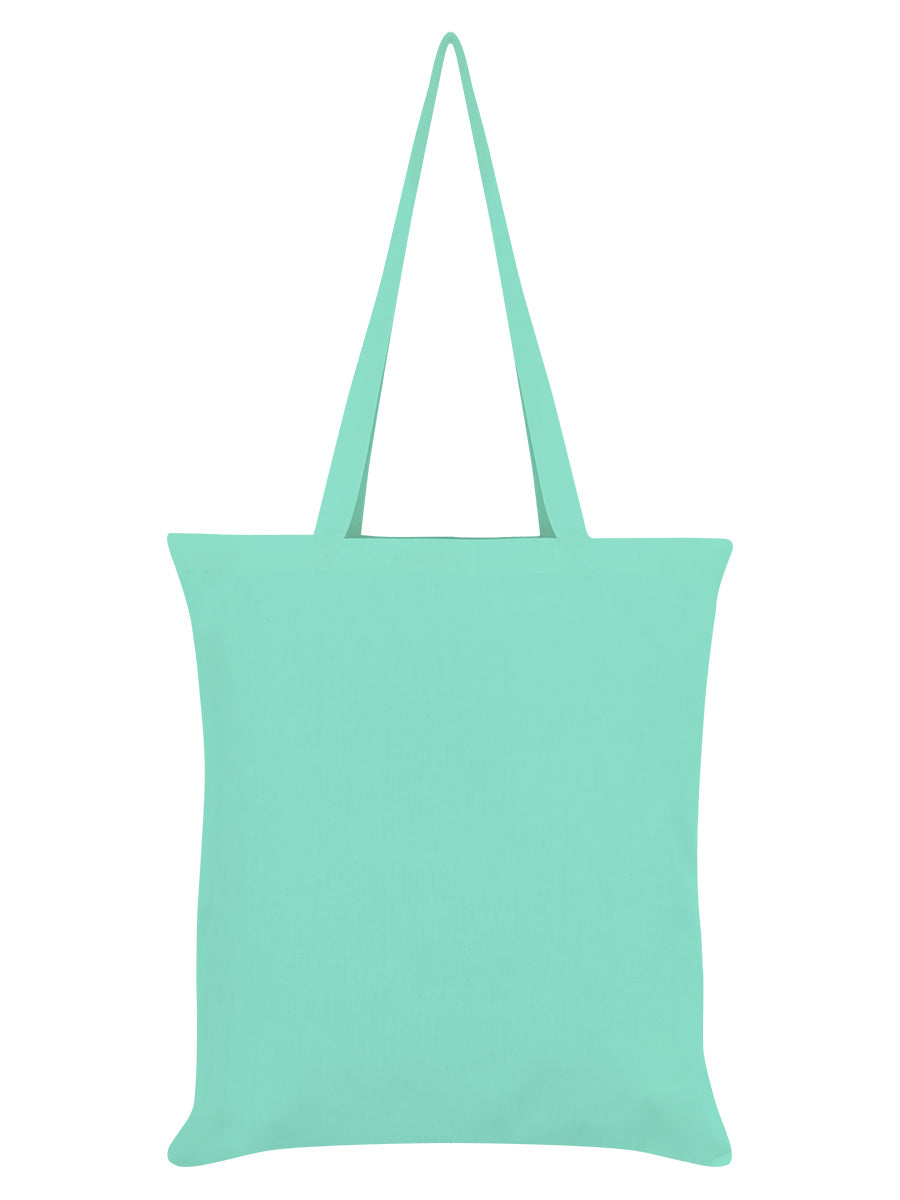Spooky-Saurus Halloween Dinosaur Mint Green Tote Bag