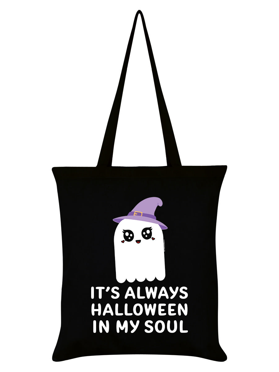 It's Always Halloween In My Soul Black Tote Bag