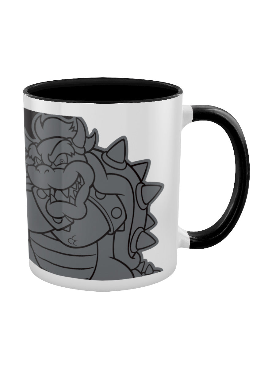 Super Mario (Bowser) Black Inner 2-Tone Mug