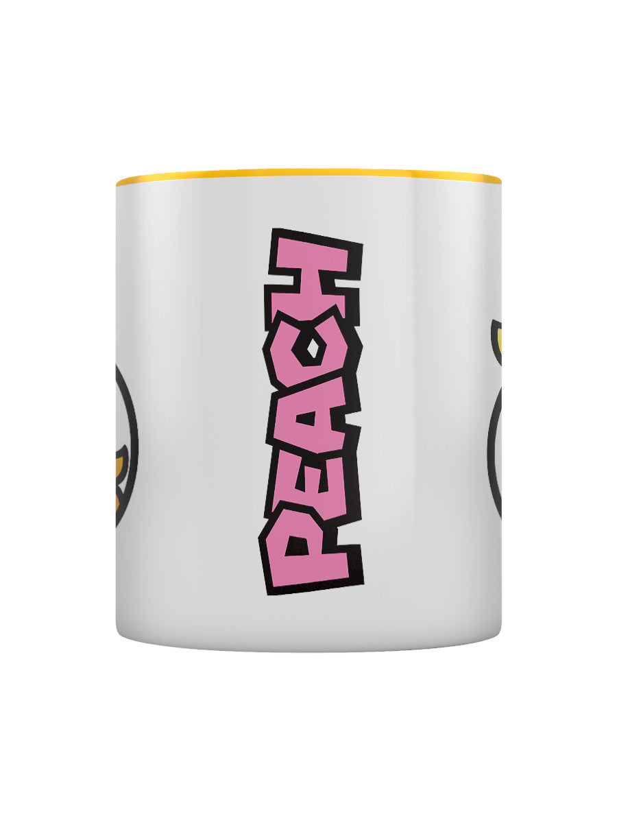 Super Mario (Princess Peach) Yellow Inner 2-Tone Mug