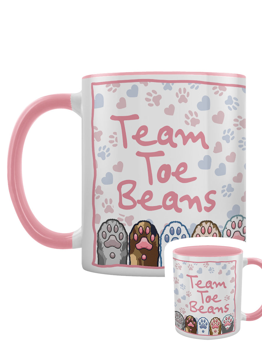 Team Toe Beans Pink Inner 2-Tone Mug