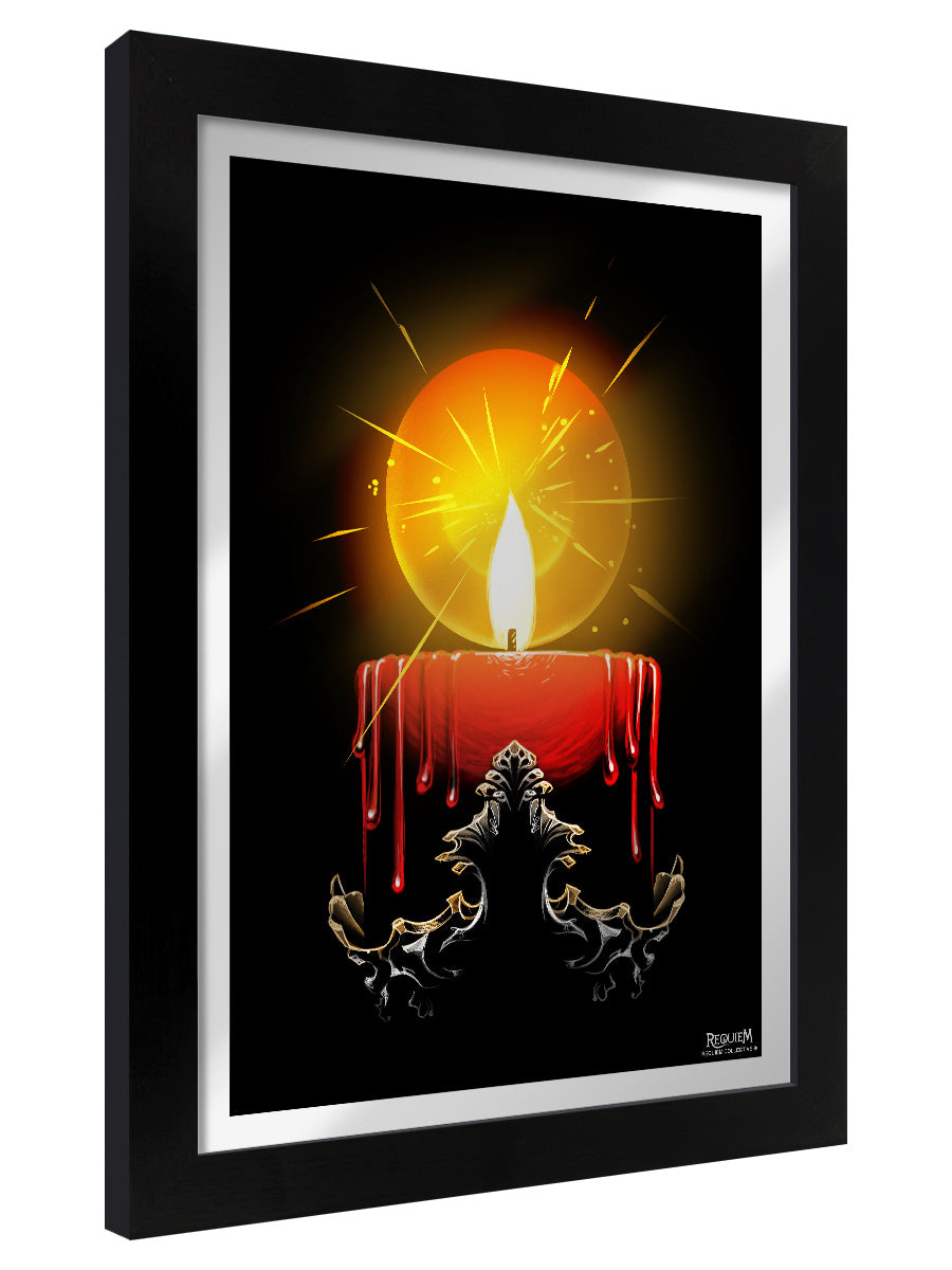 Requiem Collective Candlelight Reflection Mirrored Tin Sign