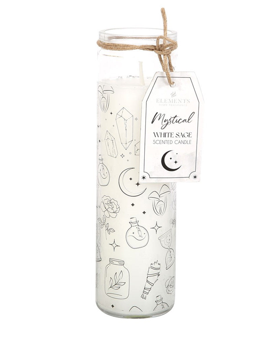 Mystical White Sage Tube Candle