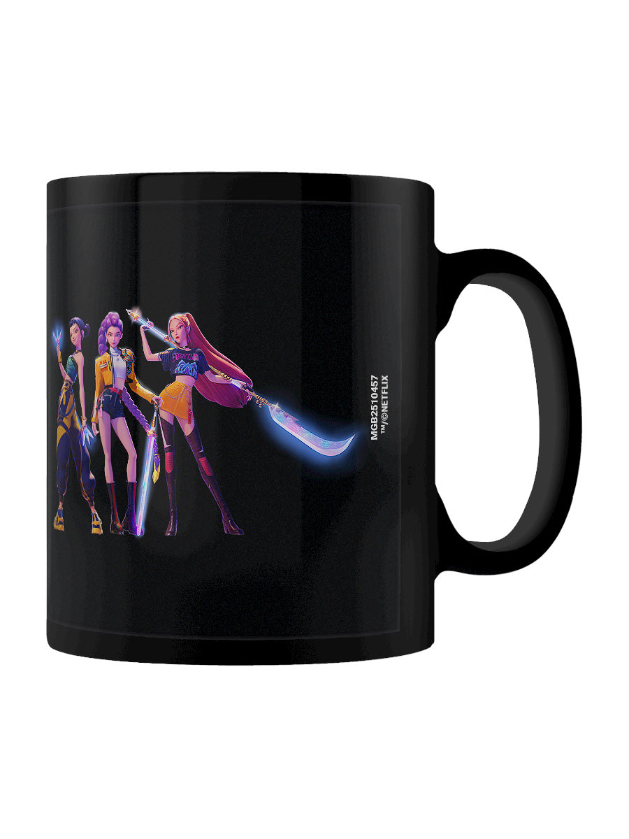 KPop Demon Hunters (Huntrix) Black Mug