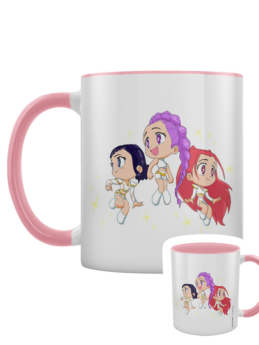 KPop Demon Hunters (Huntrix Chibi) Pink Inner 2-Tone Mug