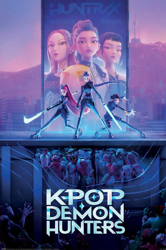 KPop Demon Hunters Key Art Maxi Poster