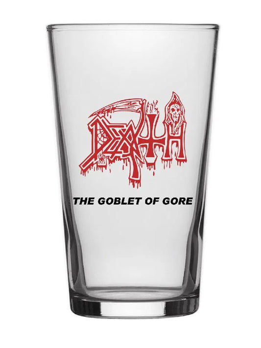 Death The Goblet of Gore Drinking Glass