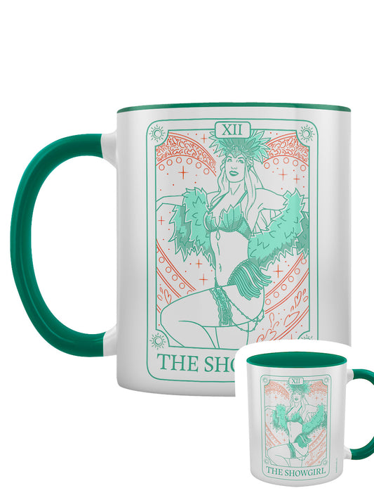 The Showgirl Tarot Green Inner 2-Tone Mug
