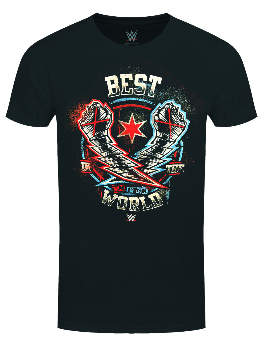 WWE CM Punk Best In The World Men's Black T-Shirt