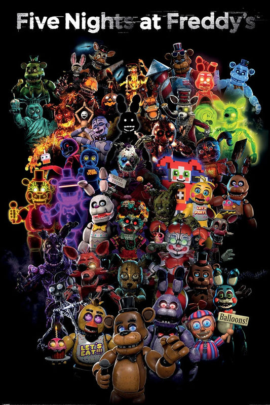 Five Nights At Freddies (Collage) Maxi