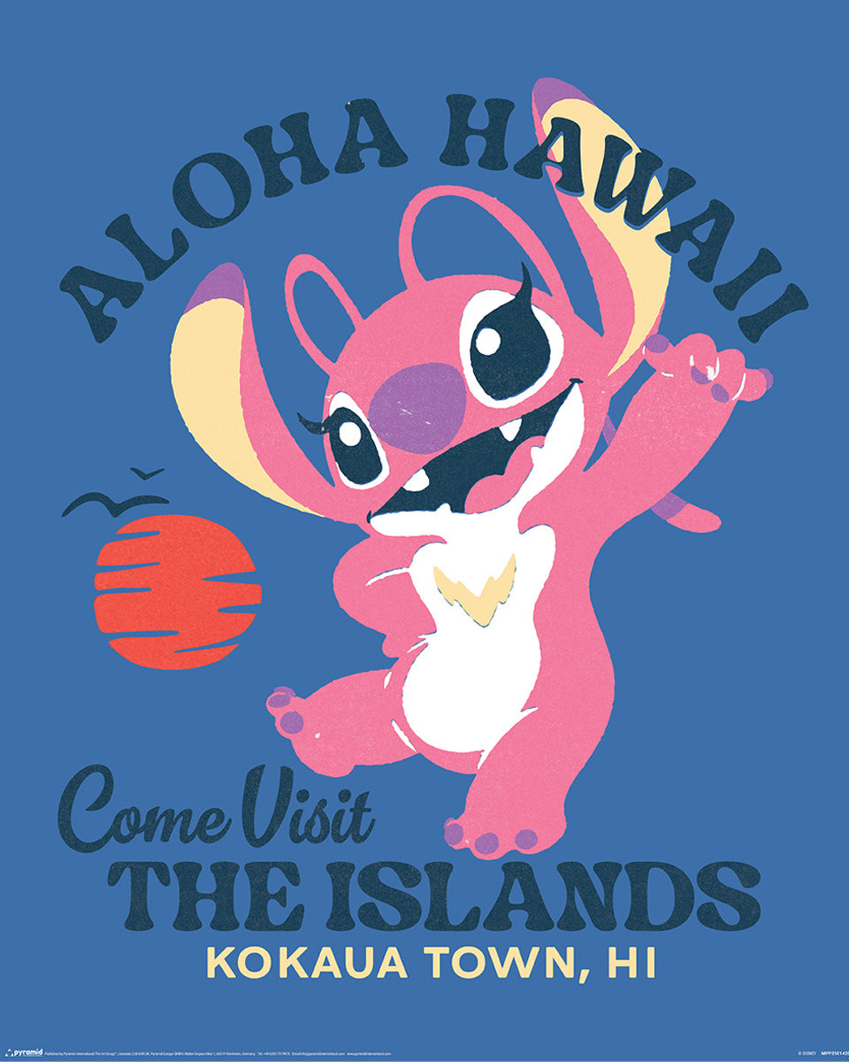 Lilo & Stitch Angel (Aloha) Mini Poster