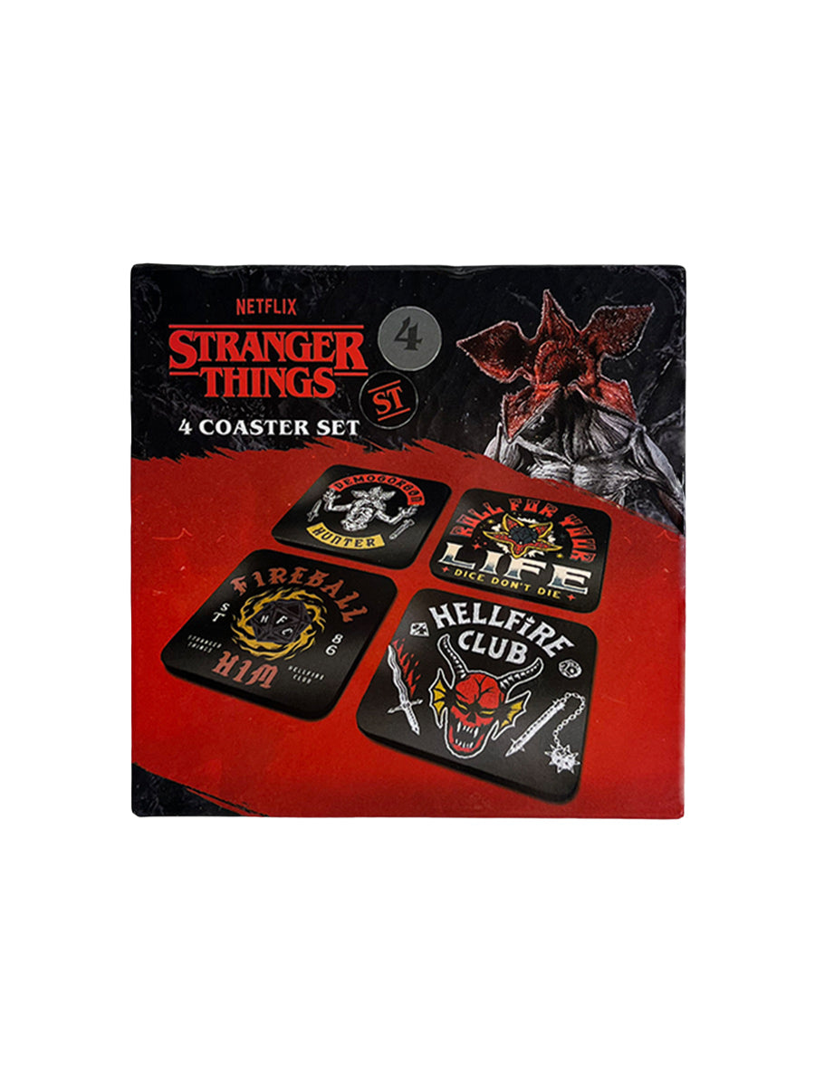 Stranger Things 4 (Hellfire Club) Coaster Set