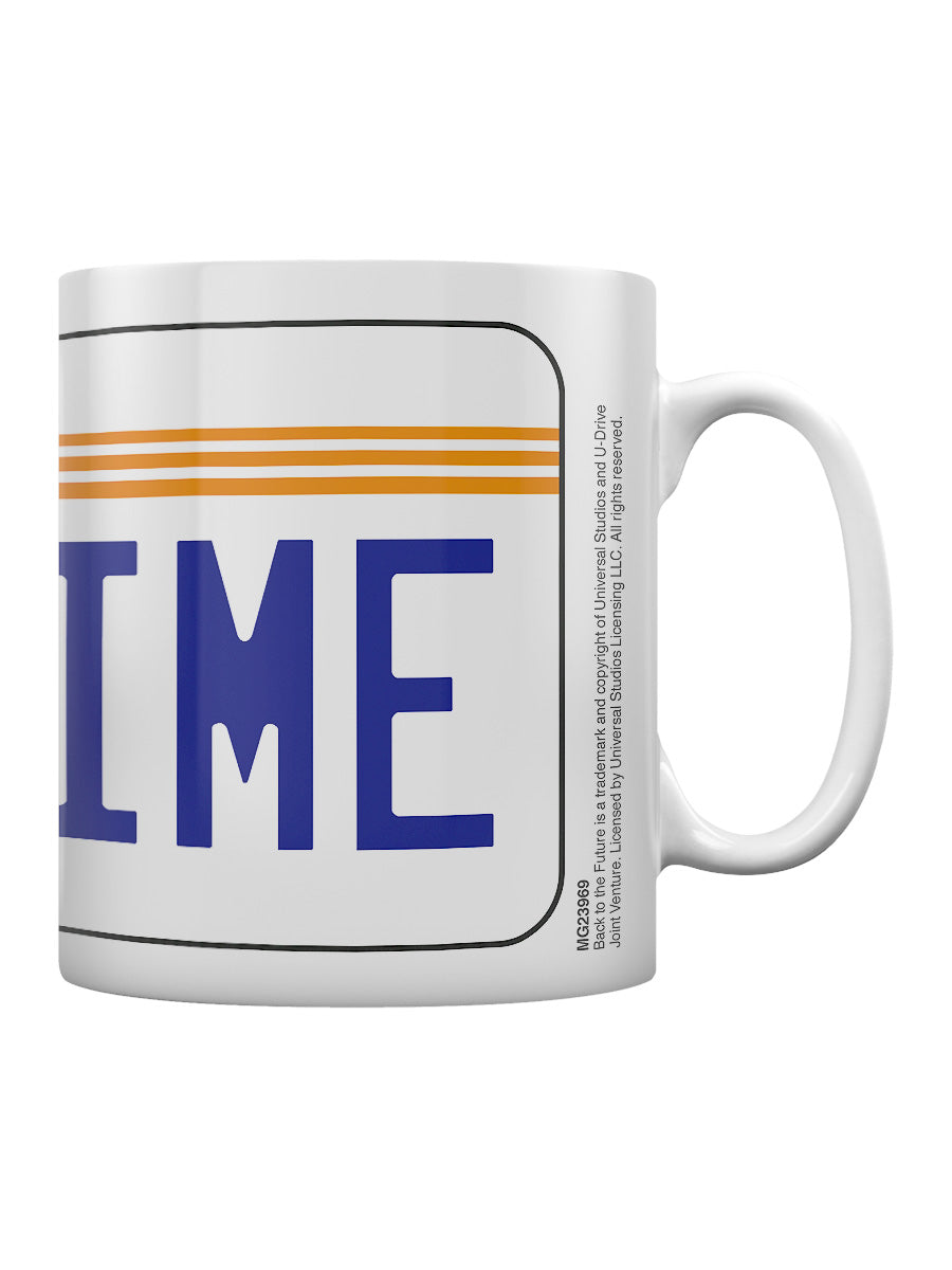 Back To The Future (License Plate) Mug