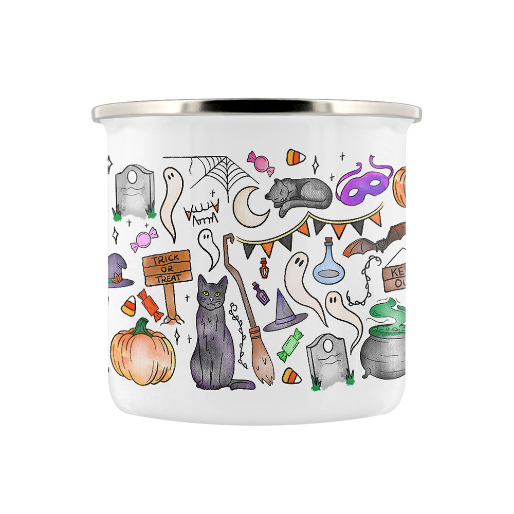 A Little Mug For Halloween Enamel Mug