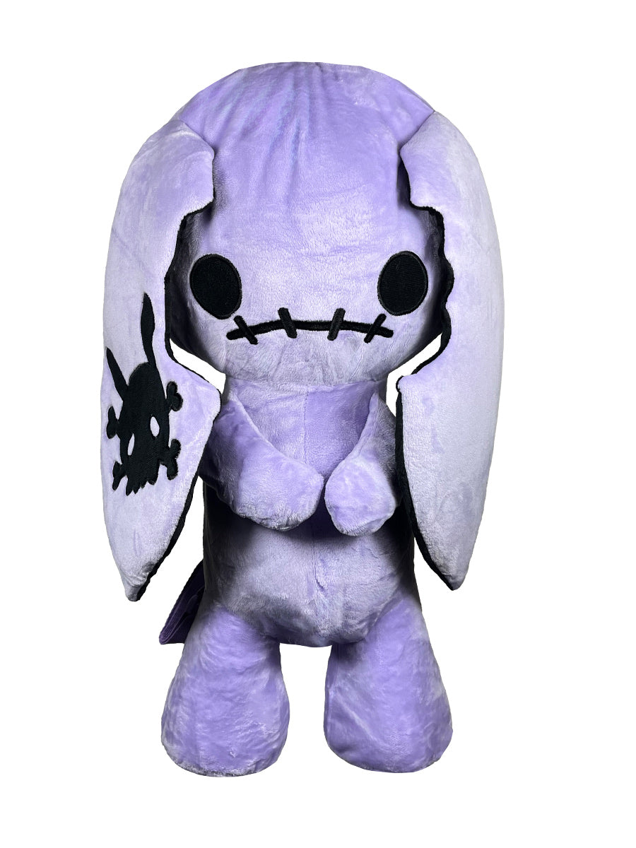 Purple Naughty Bunny Plush Backpack