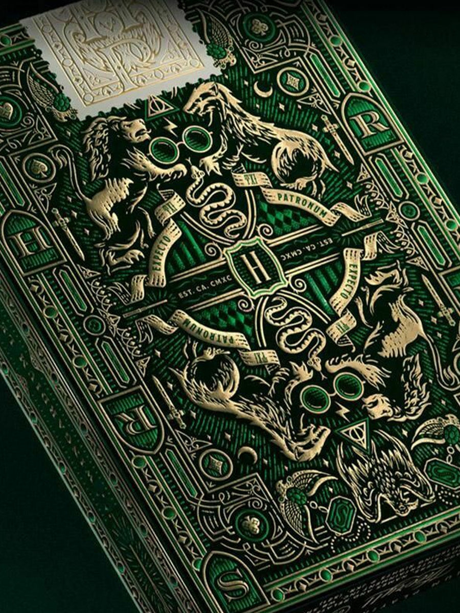 Harry Potter Slytherin Green Theory11 Playing Cards