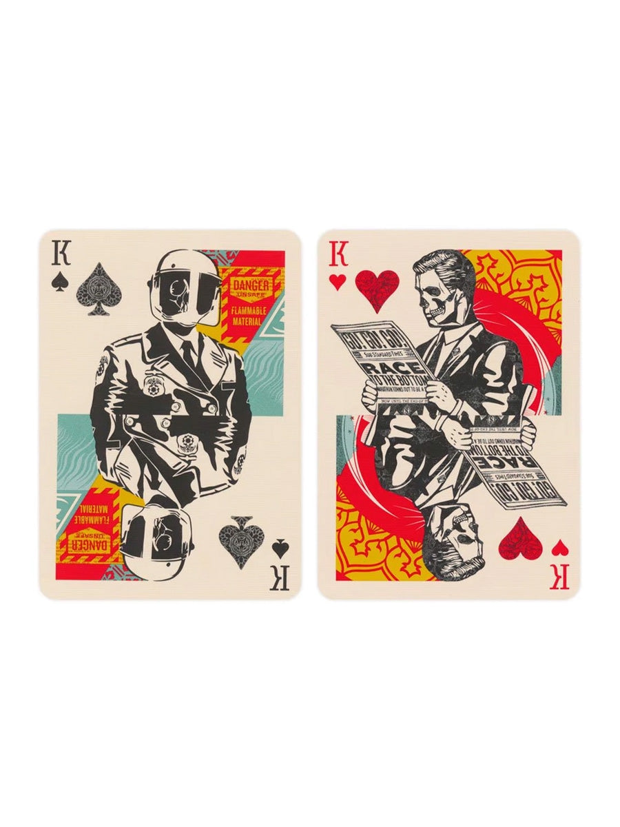 Obey Collage Edition Theory11 Premium Playing Cards