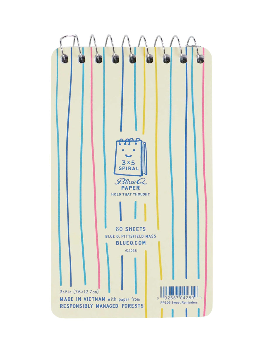 Sweet Little Reminders For My Stupid Husband Spiral Notebook