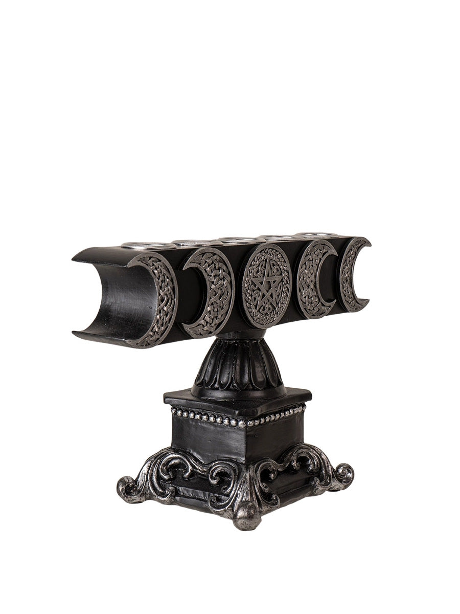Triple Moon Candle Holder