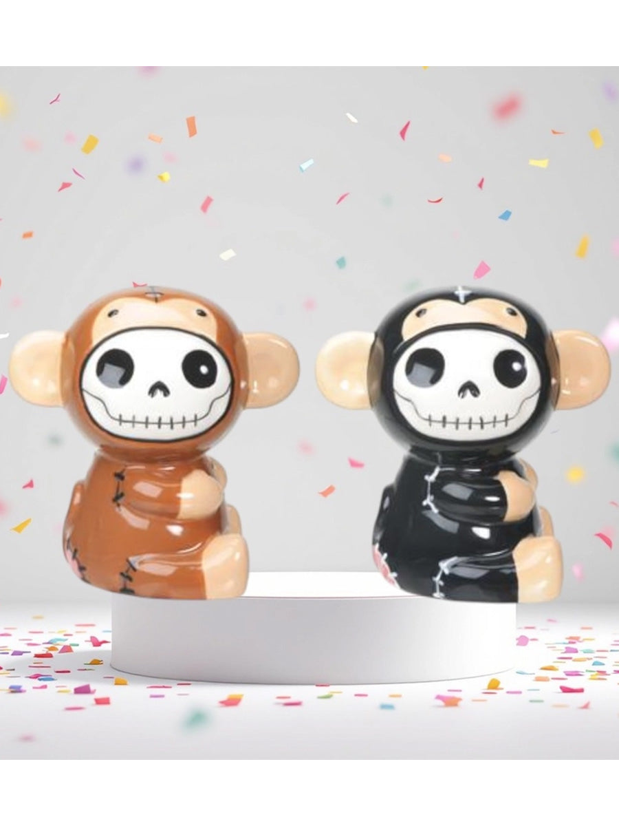 Furrybones Munky Salt & Pepper Shaker Set