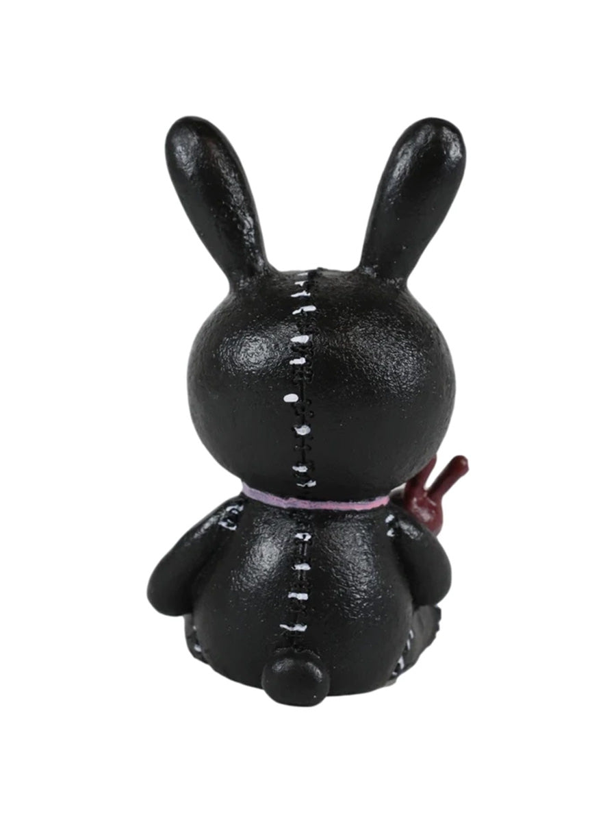 Furrybones Black Bun Bun Figurine