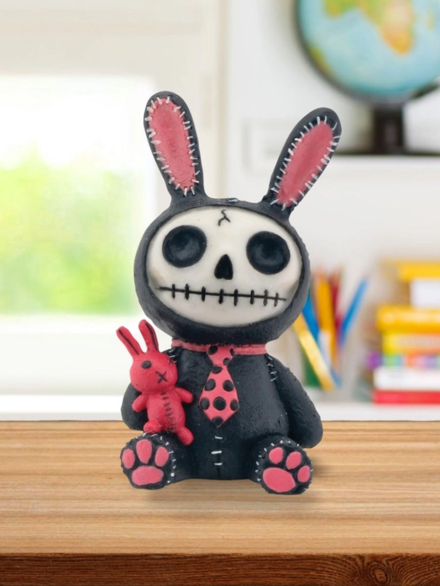 Furrybones Black Bun Bun Figurine
