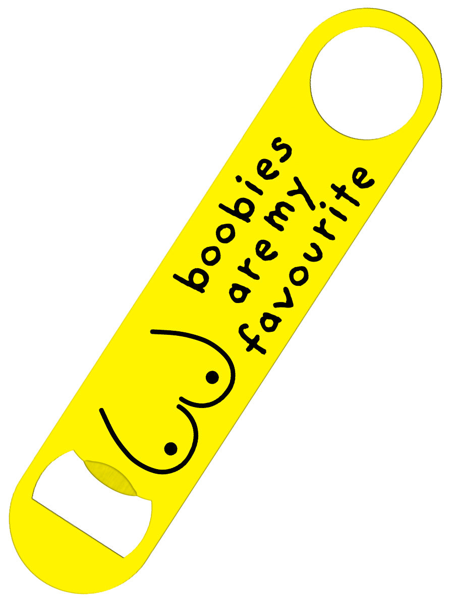 Boobies Are My Favourite Bar Blade Bottle Opener