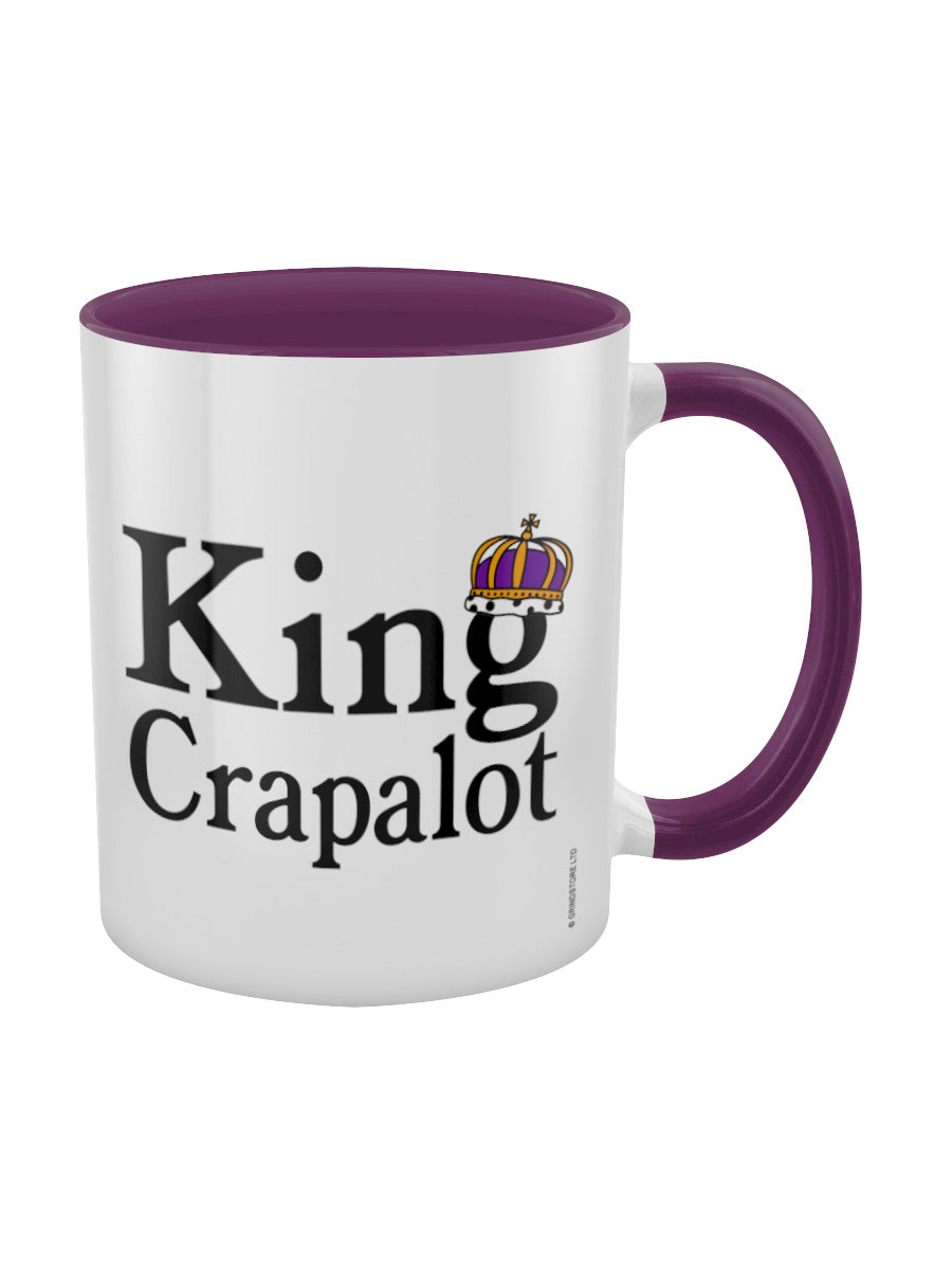 King Crapalot Purple Inner 2-Tone Mug