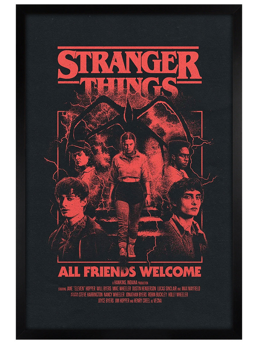 Stranger Things 5 All Friends Welcome Maxi Poster