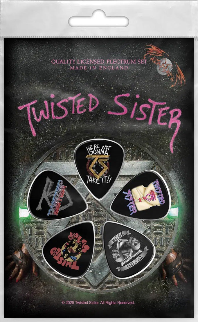 Twisted Sister Come Out To Play Plectrums 5-Pack